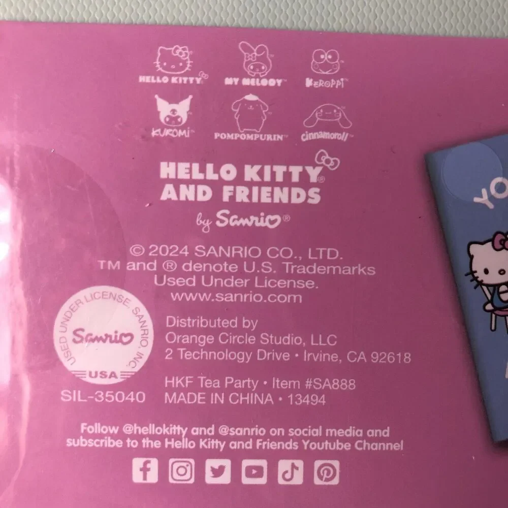 Hello Kitty & Friends 3 Pack Notebooks 80 Pages Each/240 Pages Total New